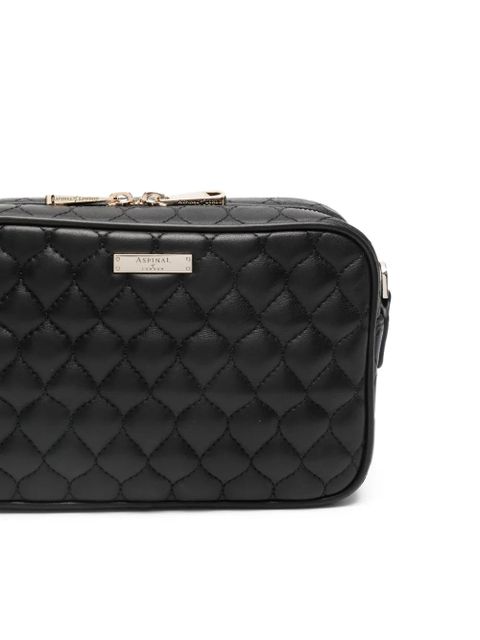 Aspinal Of London Alice quilted crossbody bag - Black