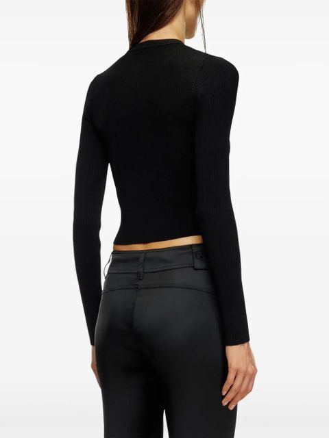 Diesel A-Valari long-sleeved T-shirt - Black