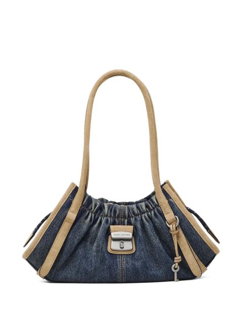 Marc Jacobs small The Cristina denim suede satchel bag - Blue - zdjęcie produktu nr 1