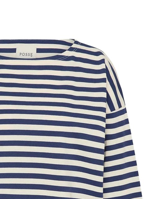 Posse Haisley striped T-shirt - White - zdjęcie produktu nr 2
