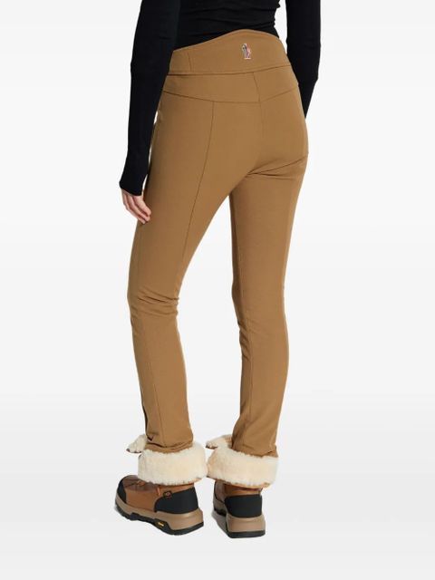 Moncler Grenoble zip-detail trousers - Brown