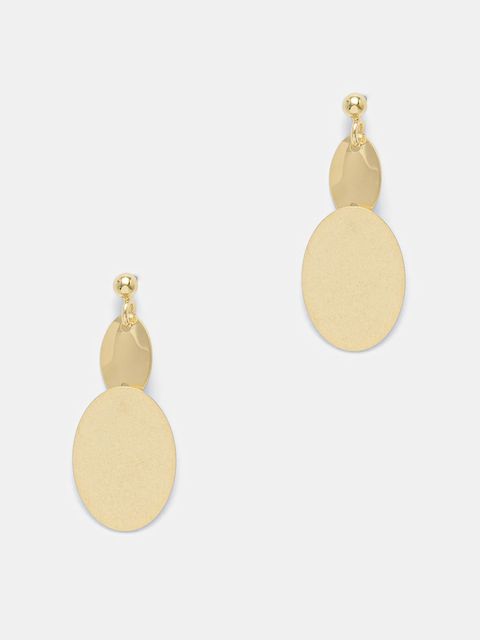 Answear.LAB kolczyki ze srebra 925 pozłacanego 18k złotem - zdjęcie produktu nr 1