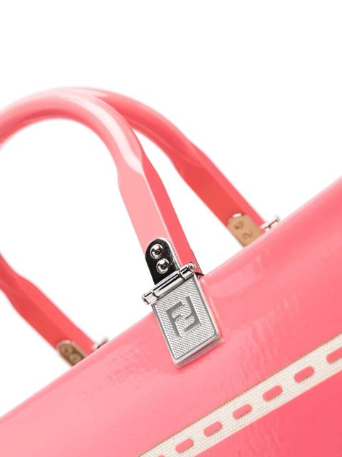 FENDI logo-print tote bag - Pink