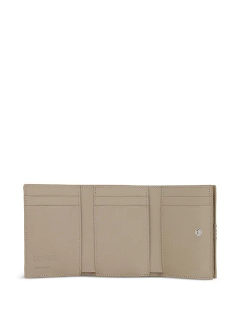 LOEWE Anagram tri-fold wallet - Neutrals