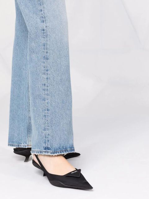 AGOLDE high-waisted bootcut jeans - Blue