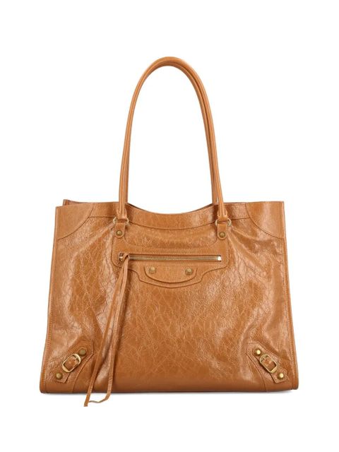 Balenciaga zip-pocket shoulder bag - Brown - zdjęcie produktu nr 1