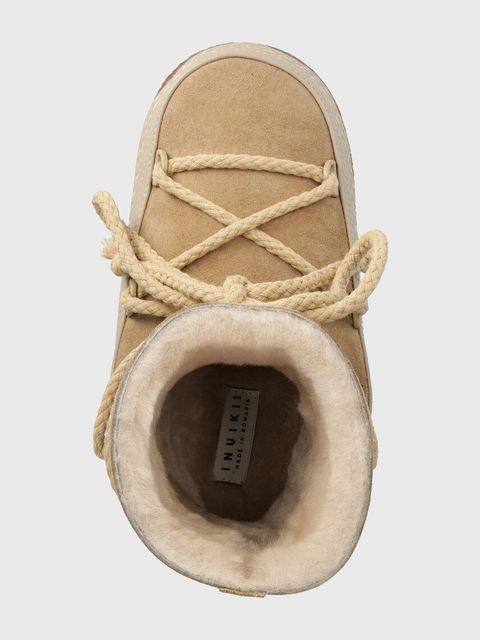Inuikii śniegowce zamszowe dziecięce kolor beżowy