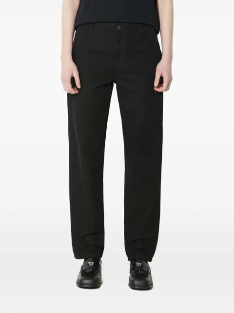 Carhartt WIP logo-patch trousers - Black - zdjęcie produktu nr 1