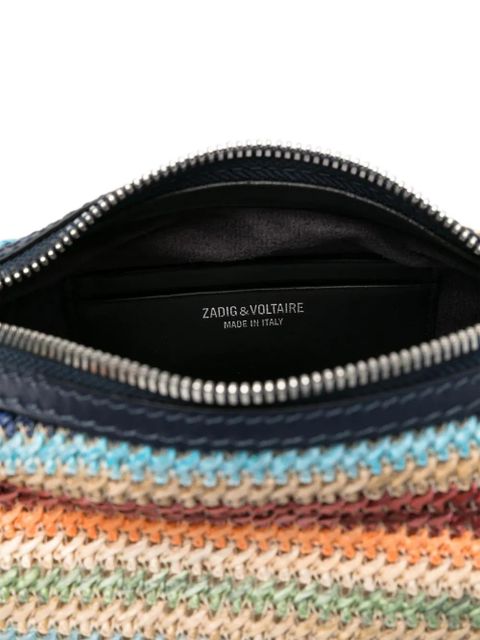 Zadig&Voltaire Le Cecilia interwoven mini bag - Blue