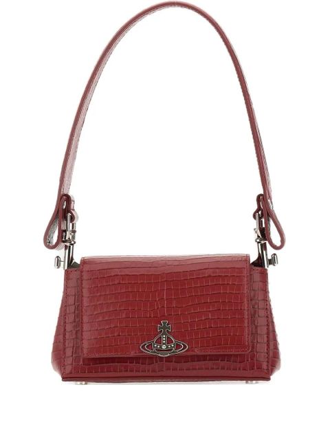 Vivienne Westwood crocodile-effect top-handle shoulder bag - Red - zdjęcie produktu nr 1