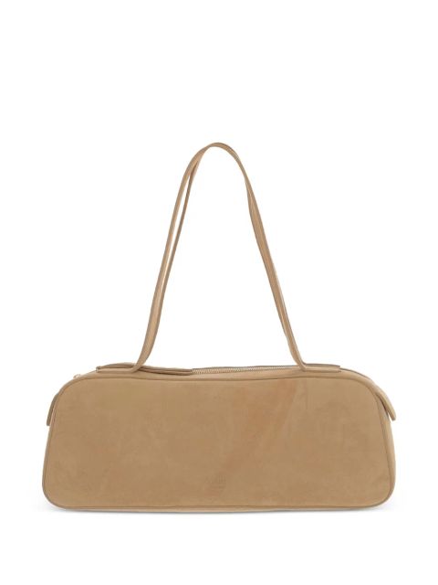 KHAITE Simona suede shoulder bag - Neutrals - zdjęcie produktu nr 1