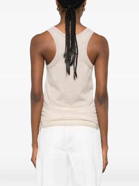 Max Mara cashmere tank top - Neutrals