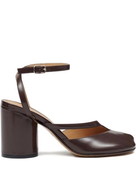 Maison Margiela 80mm Tabi pumps - Brown - zdjęcie produktu nr 1