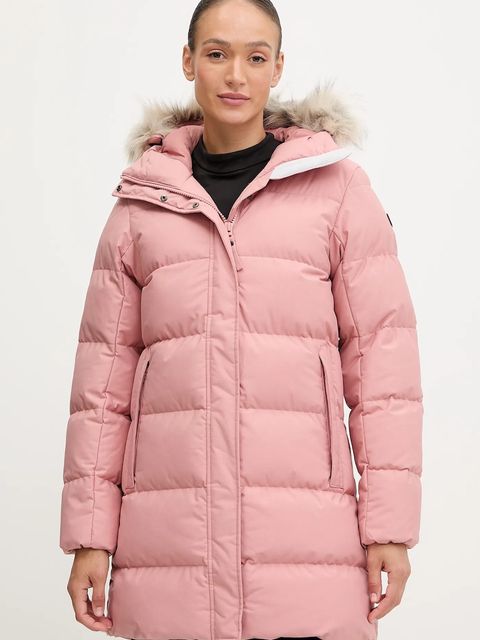 Helly Hansen kurtka damska kolor różowy zimowa - zdjęcie produktu nr 1