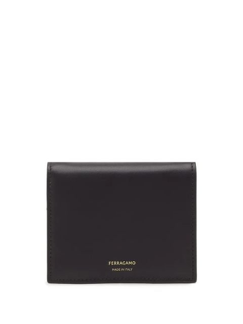 Ferragamo logo-stamp leather wallet - Black - zdjęcie produktu nr 1