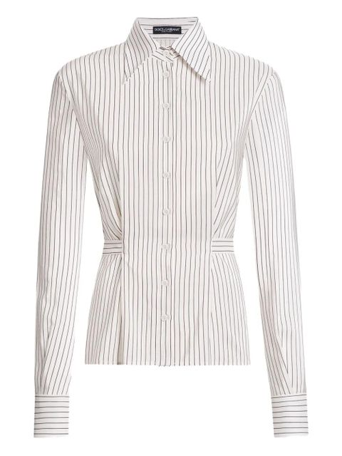 Dolce & Gabbana striped shirt - White - zdjęcie produktu nr 1
