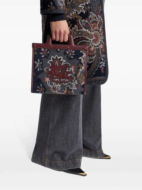 ETRO medium jacquard Love Trotter bag - Red - zdjęcie produktu nr 2
