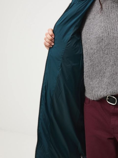 Medicine płaszcz puchowy kolor zielony