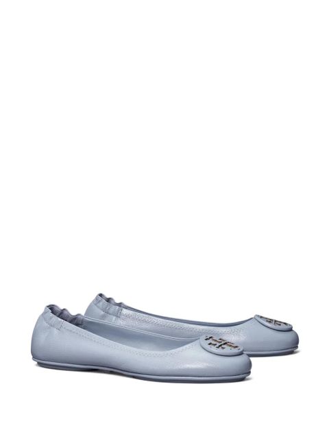 Tory Burch Minnie travel ballerina shoes - Blue