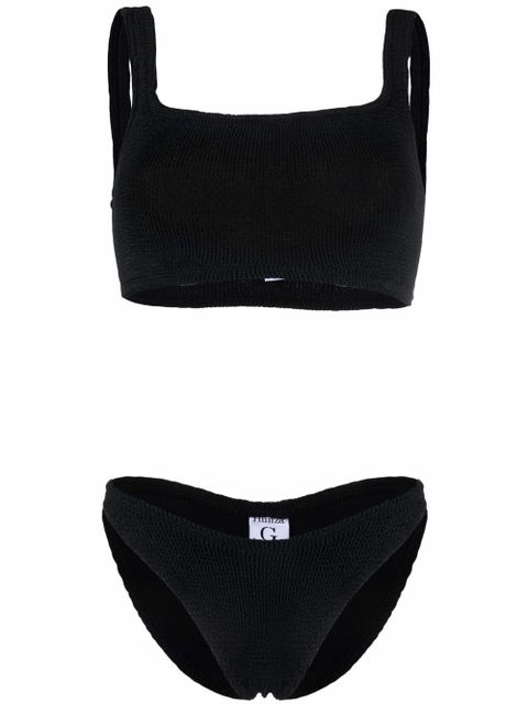 Hunza G Xandra crinkled bikini - Black