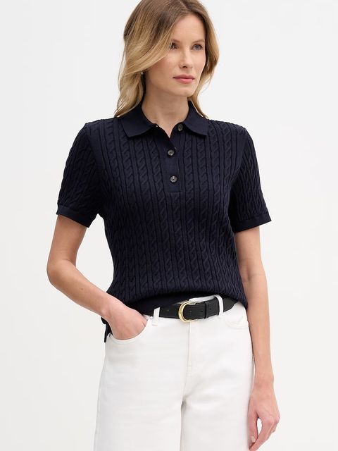 Barbour sweter damski bawełniany Hartland - zdjęcie produktu nr 2