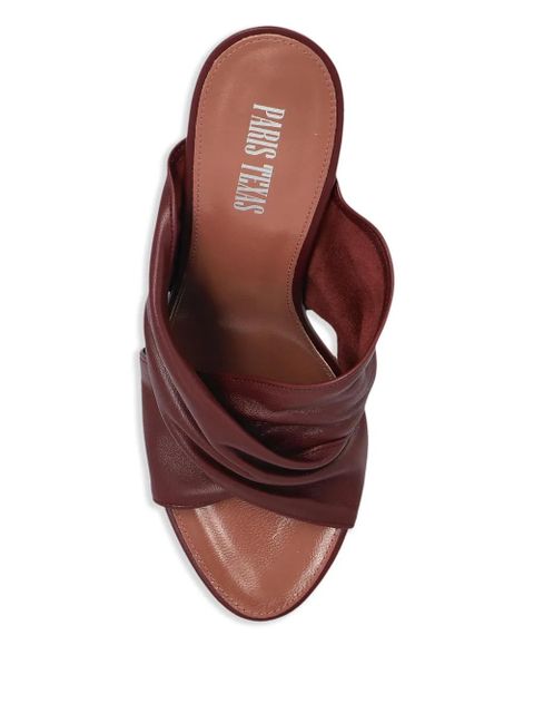 Paris Texas 100mm Maria sandals - Red