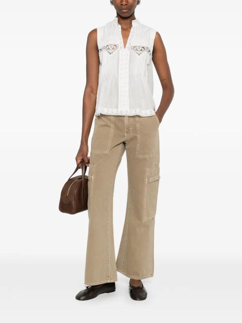 TWINSET lace-detail blouse - White - zdjęcie produktu nr 2