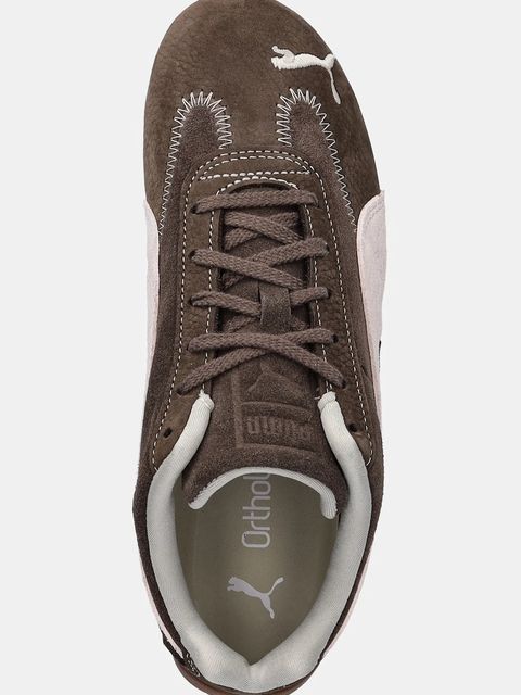 Puma sneakersy zamszowe Speedcat Wine Club Wns damskie kolor brązowy 402562