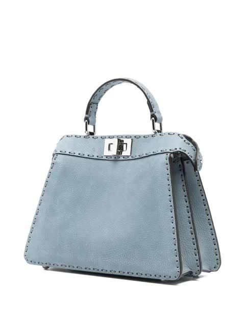 FENDI small Peekaboo ISeeU tote bag - Blue - zdjęcie produktu nr 2