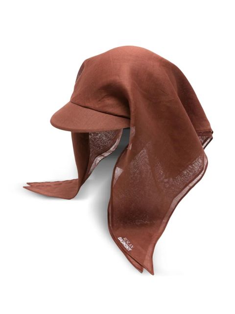 Ruslan Baginskiy draped hat - Brown - zdjęcie produktu nr 1