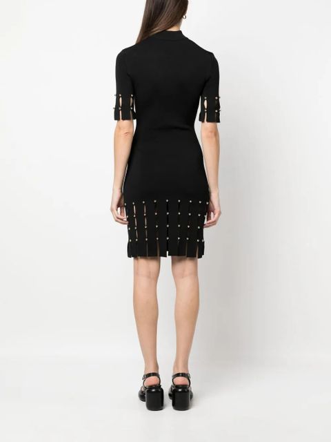Simkhai Dina mock-neck knitted dress - Black