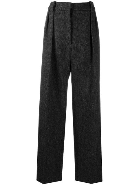 Valentino Garavani tailored herringbone trousers - Grey - zdjęcie produktu nr 1