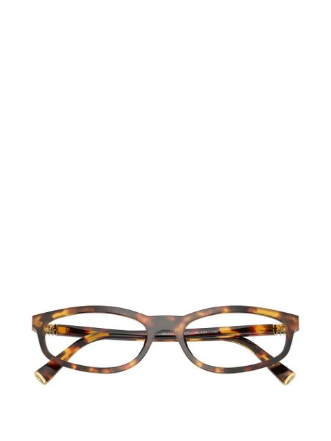 Miu Miu Eyewear tortoiseshell-pattern glasses - Brown
