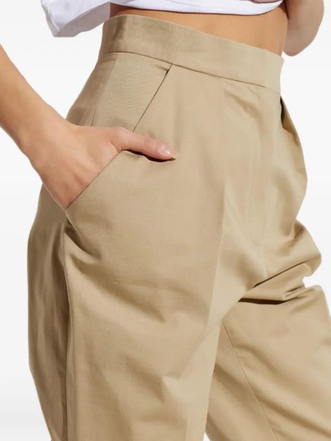 Balmain pleated-detail tailored trousers - Neutrals