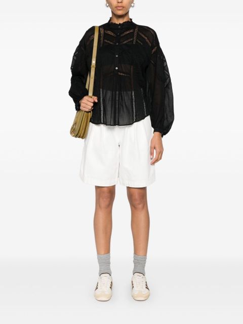 MARANT ÉTOILE Gelma blouse - Black - zdjęcie produktu nr 2