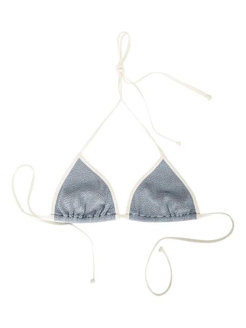 MC2 Saint Barth crinkle-textured triangle bikini top - 05788H CRINKLE 3610 - zdjęcie produktu nr 1