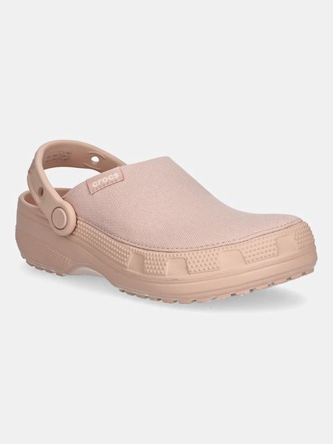 Crocs klapki Classic Crafted Clog damskie kolor beżowy 211354 - zdjęcie produktu nr 1