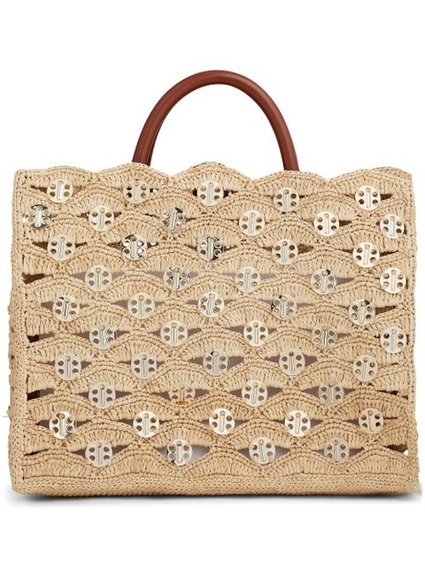 Rabanne Sac a Main Disc-Link tote bag - Neutrals - zdjęcie produktu nr 1