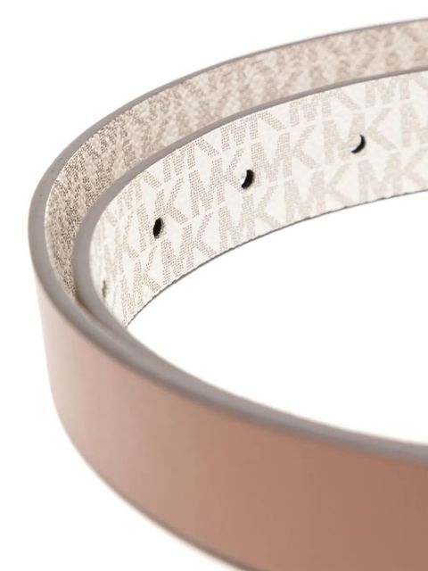 Michael Kors embossed logo belt - Brown - zdjęcie produktu nr 2