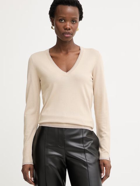 Liu Jo sweter damski z wiskozy - zdjęcie produktu nr 1