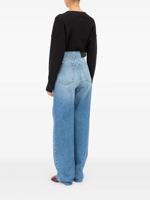 MM6 Maison Margiela wide-leg jeans - Blue - zdjęcie produktu nr 2