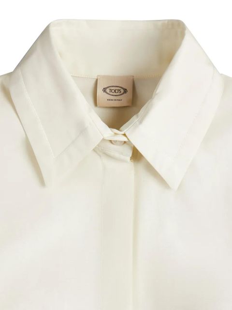 Tod's spread-collar poplin shirt - White