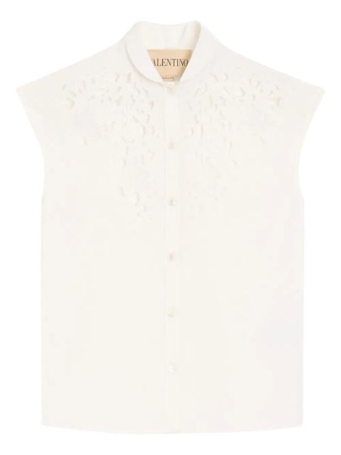 Valentino Garavani embroidered poplin shirt - White - zdjęcie produktu nr 1