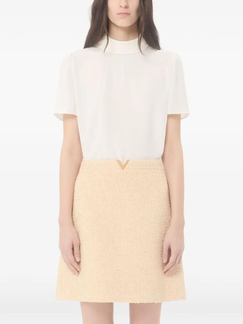 Valentino Garavani georgette top - White