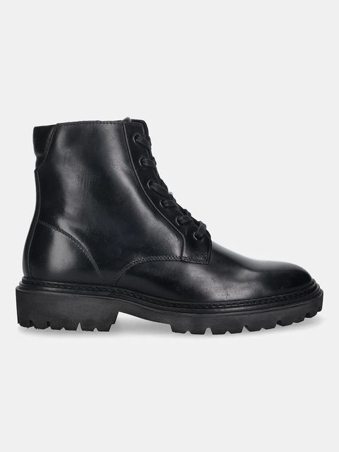 Gant botki skórzane Ivyhill damskie kolor czarny na płaskim obcasie 31531116 - zdjęcie produktu nr 2