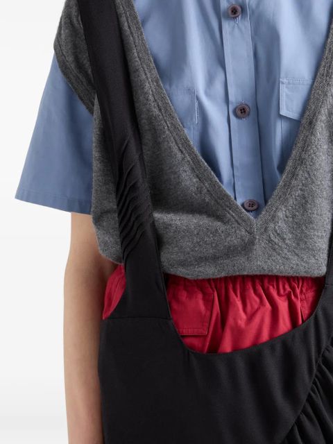 Prada cashmere V-neck vest - Grey