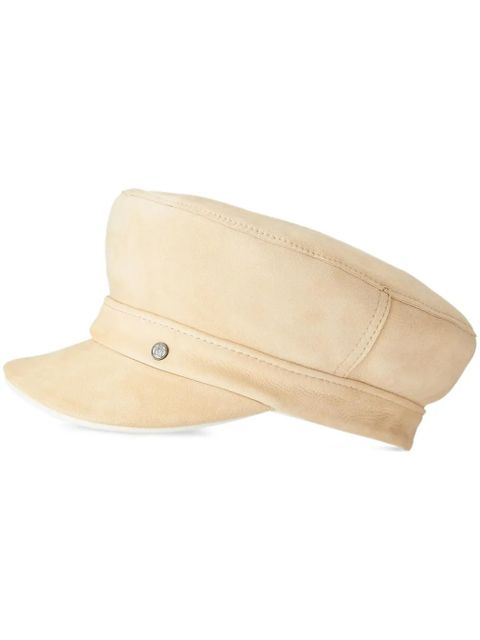 Maison Michel New Abby reversible leather cap - Neutrals - zdjęcie produktu nr 1