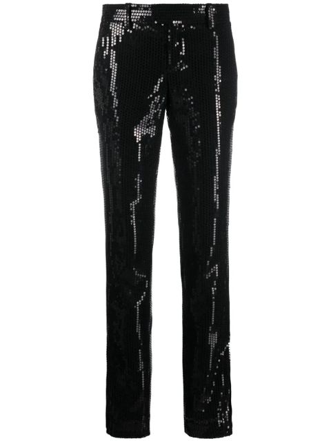 Zadig&Voltaire Pruny sequinned tapered trousers - Black - zdjęcie produktu nr 1
