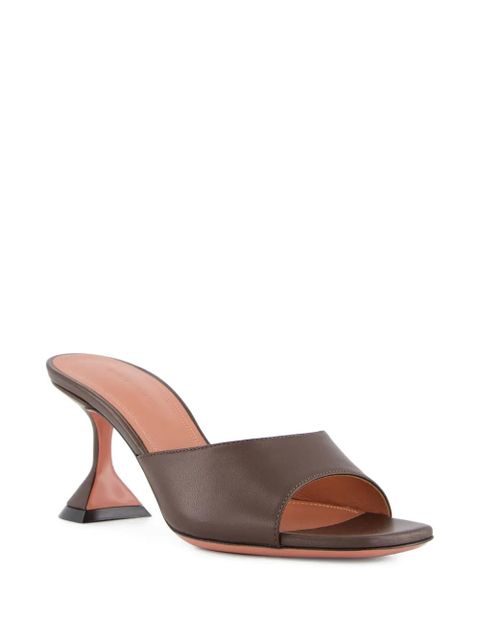 Amina Muaddi Lupita open-toe sculptural-heel sandals - Brown