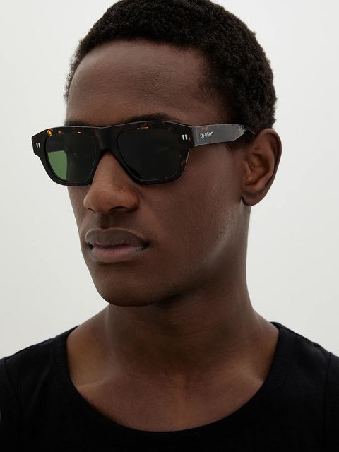 Off-White okulary przeciwsłoneczne kolor brązowy OERI134_526055